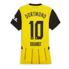 Borussia Dortmund Julian Brandt #10 Hjemmedrakt Kvinner 2024-25 Kortermet